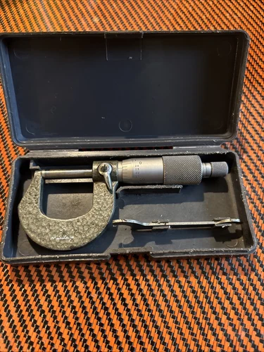 vintage mitutoyo caliper Small 1.25 Made In Japan Complete
