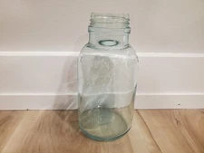 Vintage MELLIN'S FOOD CO. Large Size Embossed Glass Bottle - BOSTON U.S.A.