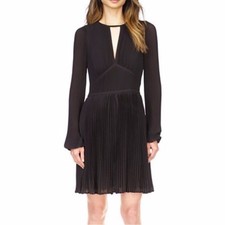 MICHAEL Michael Kors Pleated Mini dress black - PM