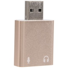 Usb Sound Card 7.1 External Usb To Jack 3.5Mm Headphone Adapter Stereo5978
