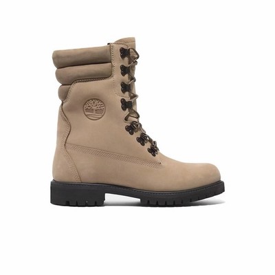 Men's Timberland Waterproof Super Boot 40 Below Beige Nubuck High Tan New 2026