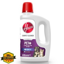 Hoover Oxy Pet Carpet Cleaner Solution 50oz Ocean Breeze Urine Odor 0.82 per fl oz