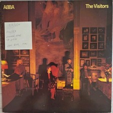 ABBA The Visitors Vinyl Record LP EX/VG+ EPC 10032 1981