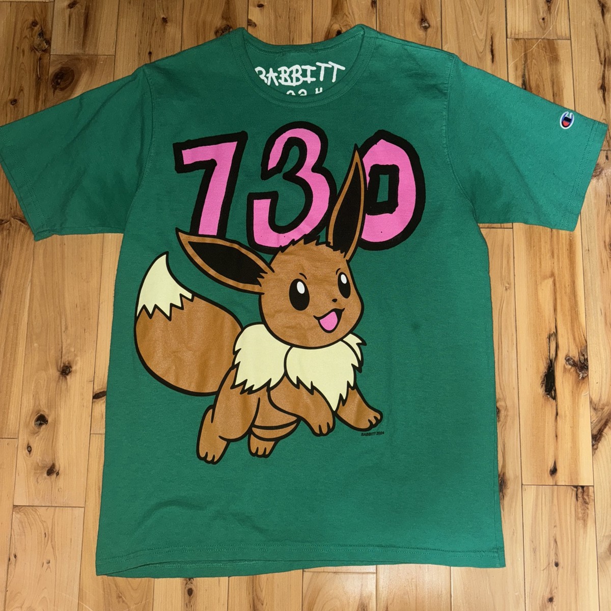 2024 Asspizza Babbitt Pokémon 151 Revived Green Sz L Printed On A