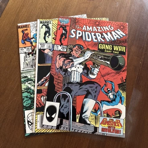 The Amazing Spider-Man #251,259&285  (Marvel Comics  1987)