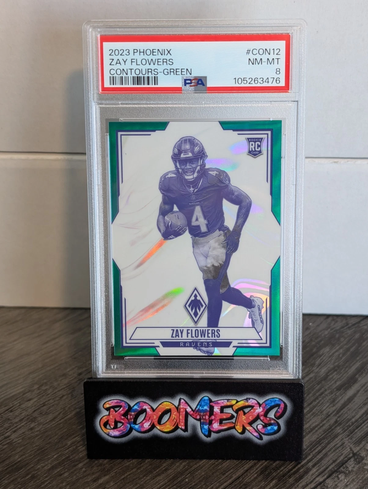 Zay Flowers Panini Phoenix Contours #CON12 Green