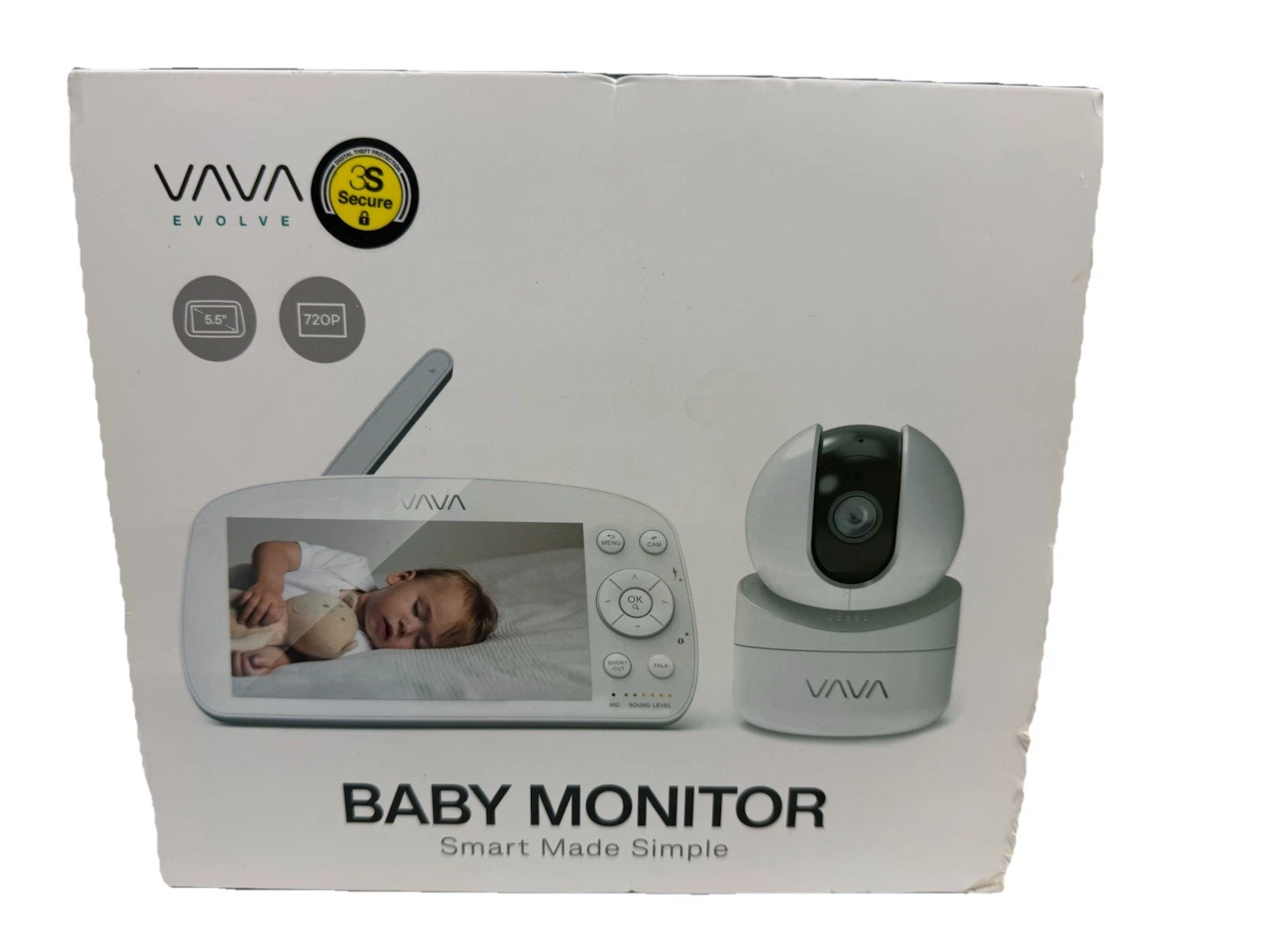 Vava Evolve Baby Monitor Model: VA-BBM004 NEW/FREE SHIP!