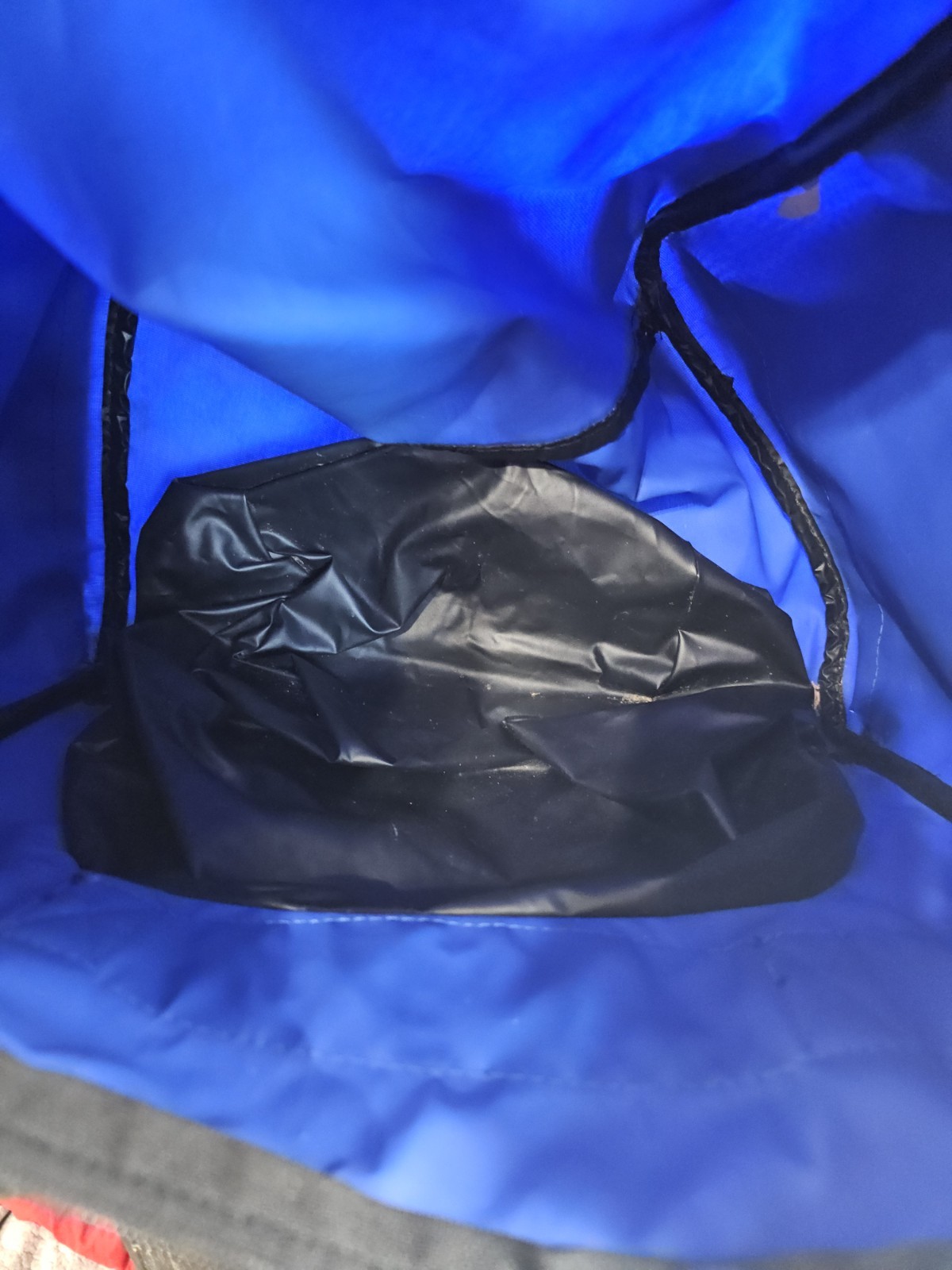 Vintage 90s  Speedo Large Blue Backpack Book Bag Swim Bag Sports Tribal Straps