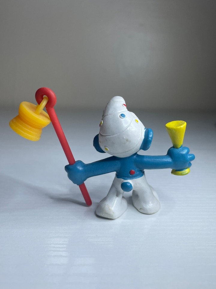 Vintage Smurf Carnival Smurf figure Bully Peyo | eBay UK