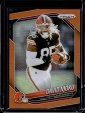 2025 Panini Prizm David Njoku Orange #/249 Browns
