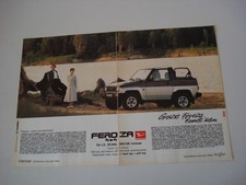 advertising Pubblicità 1990 DAIHATSU FEROZA 4X4