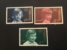 ICOLLECTZONE Liechtenstein 553-55 VF NH