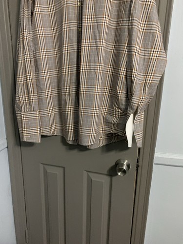 Steven Land Shirt Mens XL 17 1/2 34/35 Long Sleeve Button Up - Picture 10 of 16