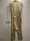 NLST army sarah jessica parker style jumpsuit khaki zip Sz M — photo 8