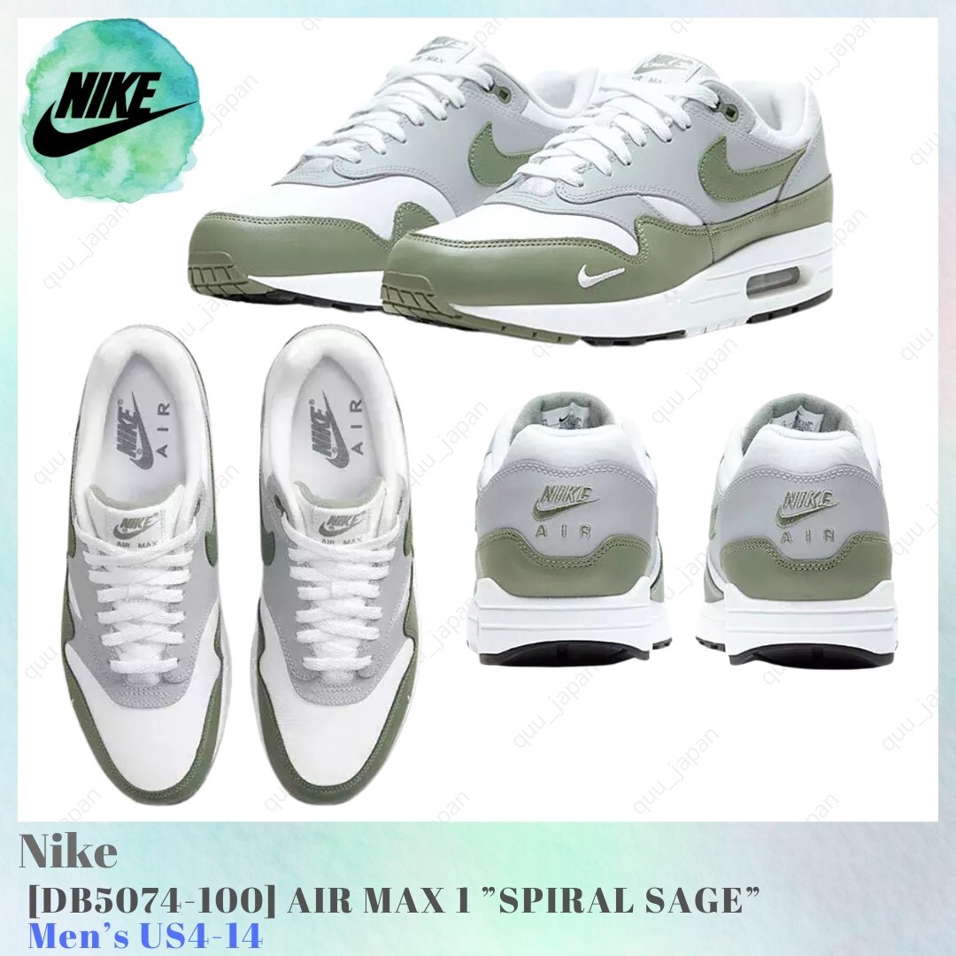 Size 9 - Nike Air Max 1 Premium Spiral Sage for sale online | eBay
