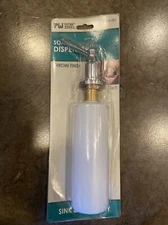 Plumb Works PW Countertop Kitchen Sink Soap Dispenser CHROME FINISH