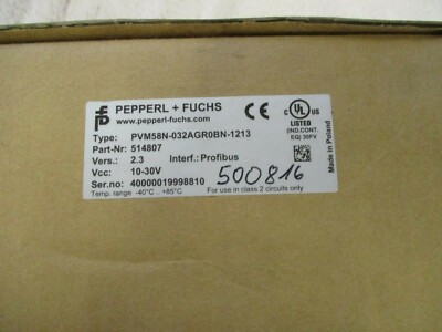 NIB Pepperl + Fuchs ENCODER      PVM58N-032AGR0BN-1213