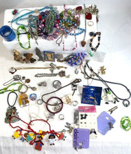 Mixed Kids Jewelry Lot For Crafting, Wearing, Parts Etc 1 LBS 5 OZ Free Shipping