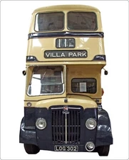 Outer Circle Eleven Bus Villa Park bound metal wall print