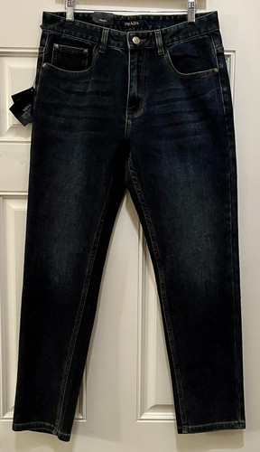 PRADA Milano Luxury Mens Blue Cotton Denim Jeans Size 33 X 29 Italy Designer