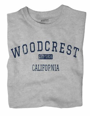 Woodcrest California CA T-Shirt EST