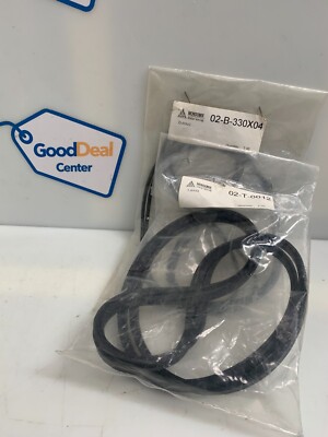 Mix lot of HAAS Mondomix bag of two 02-B-330X04 O-rings + two 02-T-0012 T-rings