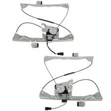 For Buick Rendezvous 2002-2007 Pair Rear Power Window Regulator & Motor Assembly