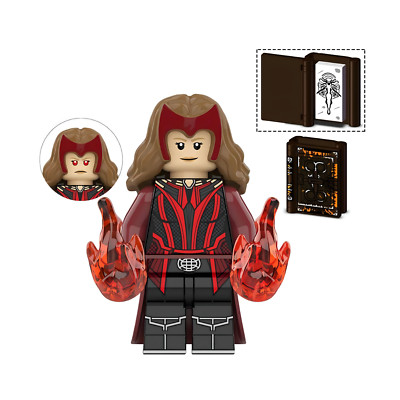 Scarlet Witch (Darkhold) Multiverse of Madness Custom Minifigure
