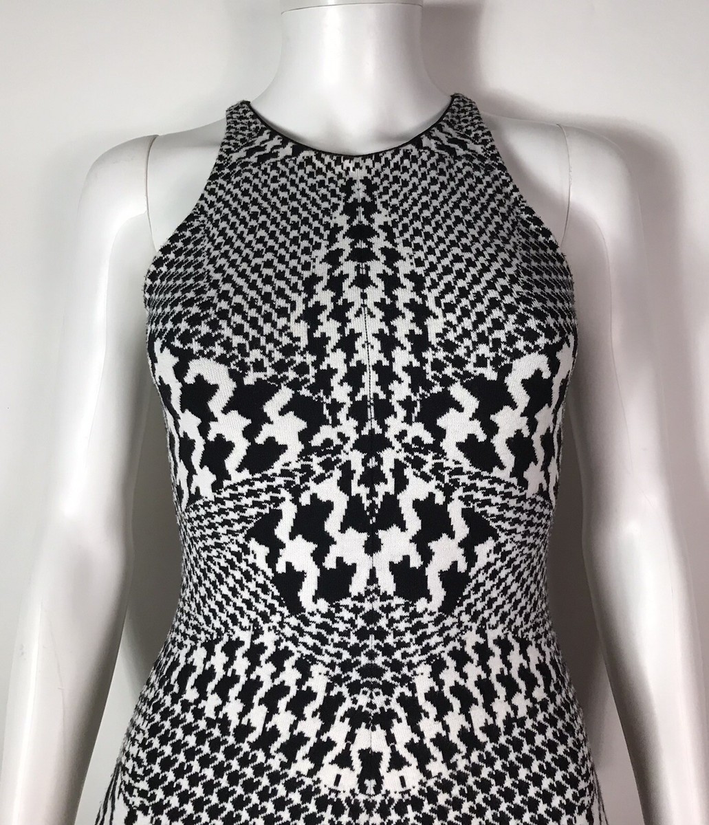 Mcqueen Houndstooth dress レディース ドレス Bonhams : Alexander McQueen: a Black and White Houndstooth Dress