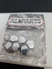 Small Schaller Style Tuning Key Buttons (6) For Gotoh Tuners - Chrome PEARLOID