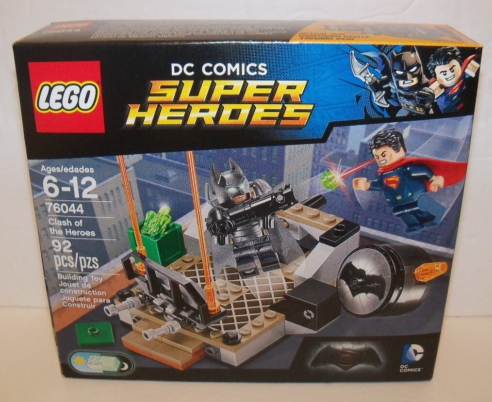 Retired new Lego 76044 BATMAN vs SUPERMAN CLASH of HEROES Justice ...