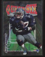 David Meggett 1998 Topps Chrome Quick Six Insert #24 Patriots Towson State