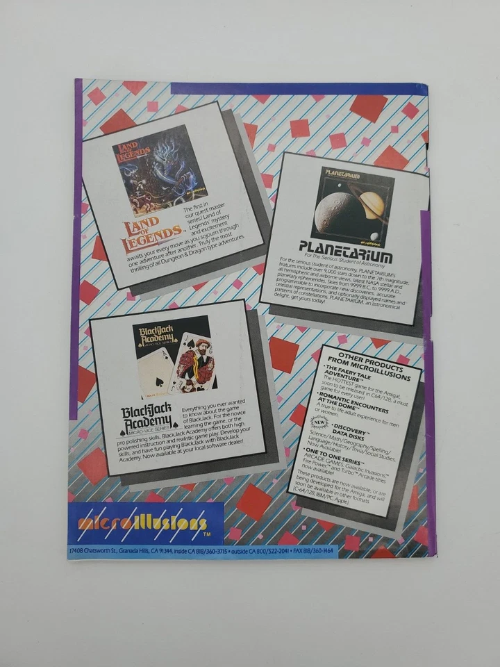 Vintage 1987 INFO Magazine Issue #17 Annual Games Issue Computers, Commodore - Image 2 of 4