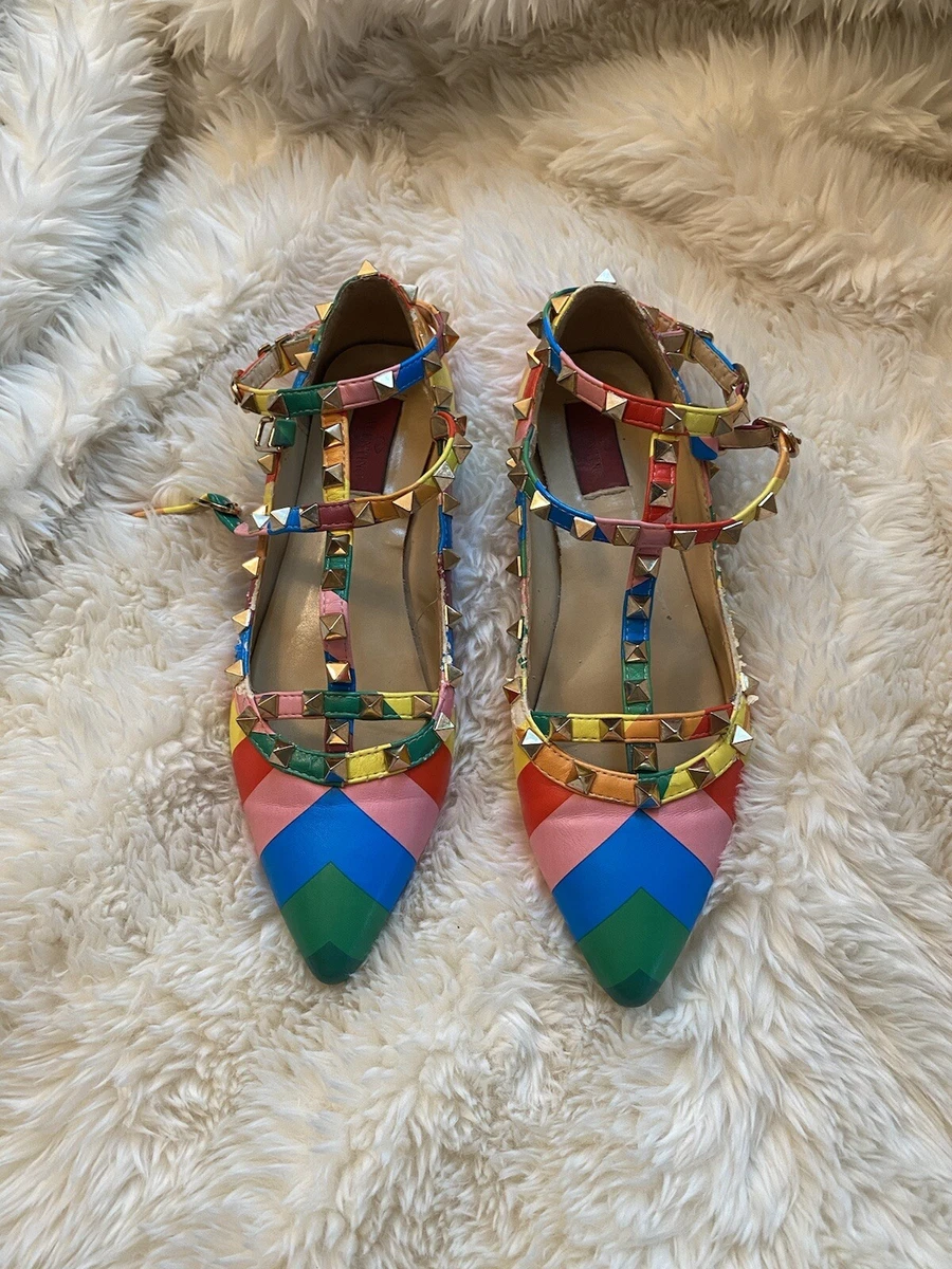 Valentino rockstud cheap rainbow
