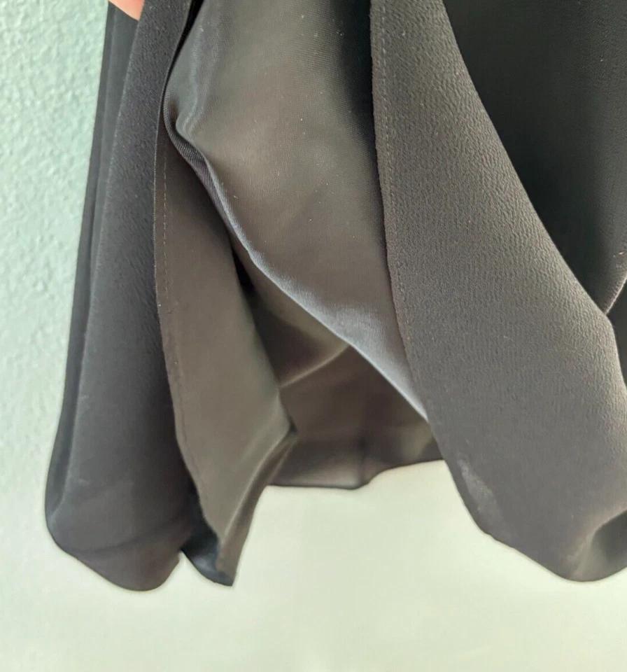 Vestido para mujer Blushe by Spiegel manga corta forrado negro cintura imperio talla 4 Foto 4 de 4