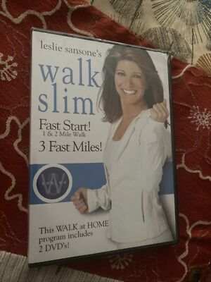 Leslie Sansone's DVD Walk Productions Inc 2007 Walk Slim Fast Start 1 & 2 Mile