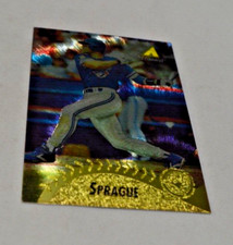 1995 PINNACLE - MUSEUM COLLECTION ED SPRAGUE THIRD BASE TORONTO BLUE JAYS # 112