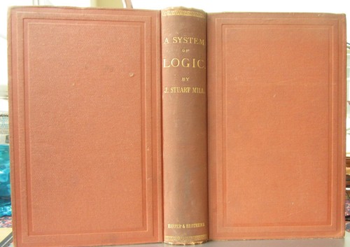 J. Stuart Mill A System of Logic 1884 Harper & Bros VG - Picture 1 of 8