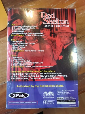 Red Skelton - Americas Clown Prince (DVD, 2003, 3-Disc Set