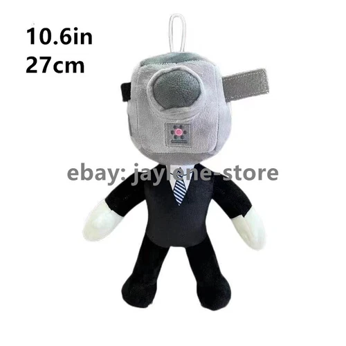 Skibidi 厕所 毛绒填充娃娃 玩具 泰坦 电视 男人 公仔 毛绒 儿童礼物 - Picture 10 of 71