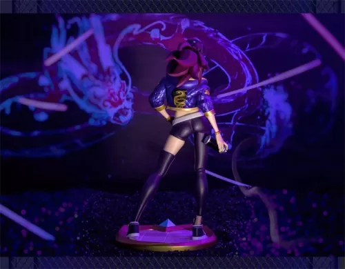 Figura de acción KDA Akali modelo LOL juguetes de regalo de League of Legends 1:6 35 cm stock de Estados Unidos - Imagen 5 de 5