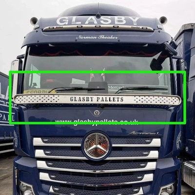 Mercedes-Benz Atego Tubular Stone Catcher / Stone Holder Stainless Steel 1 Pc.
