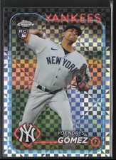 2024 Topps Chrome Yoendrys Gomez 160 RC X-Fractor | New York Yankees