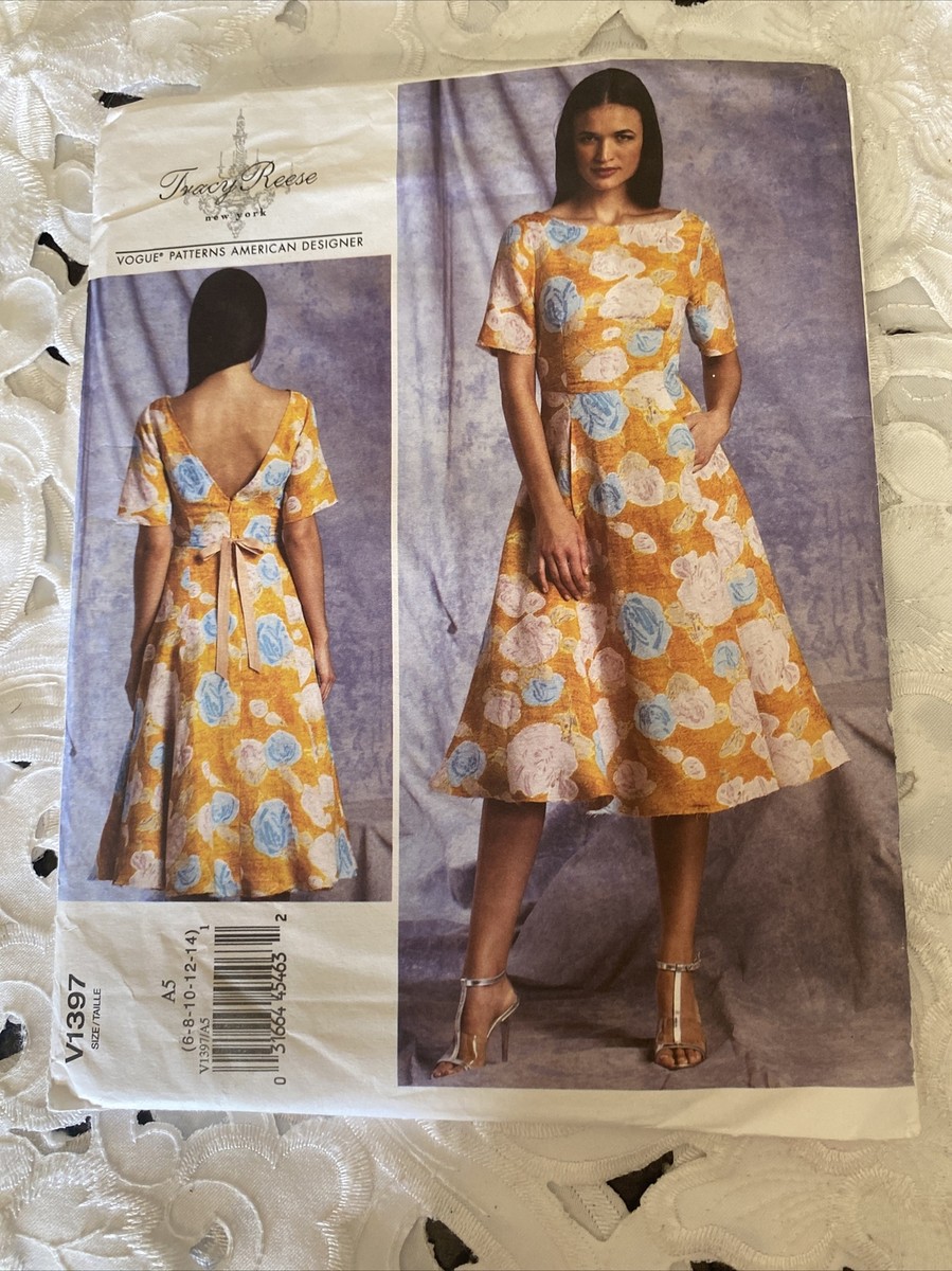 designer dress patterns for sewing Valentina V-Waist Dress Free Sewing Pattern