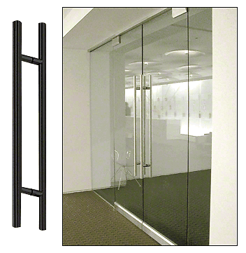 CRL 24LPMBL mattschwarz 24" extralange Leiter Stil Rücken an Rücken Ziehgriff - Bild 2 von 3