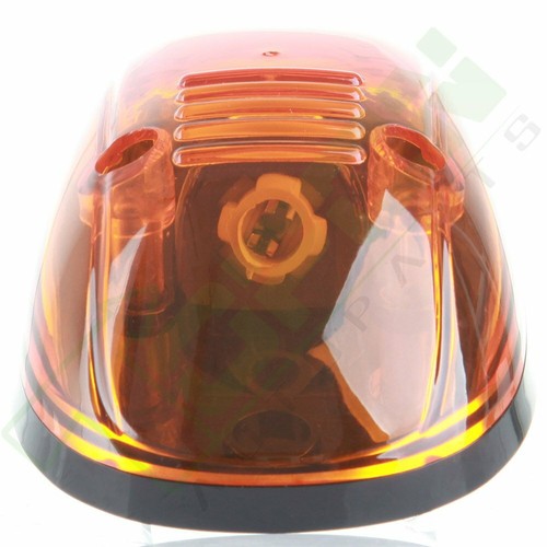 5) 264145BK Cab Marker Light Amber Lens +T10 5730 White Led for 99-02 Dodge Ram - Picture 3 of 7