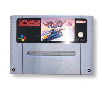 Super Nintendo  SNES  F-ZERO Rennen / retro / game / getestet 