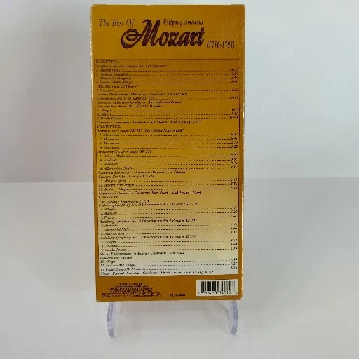 NEW Best of Mozart 3 Cassette Tapes Figaro Salzburg Jupiter Figaro Symphony   - Image 2 of 2