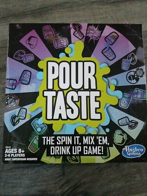 Hasbro Pour Taste Game - Adult & Kid friendly - New in Box Party Game Fast Ship