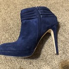 Michael Antonio "MAVE" Womens Microfiber Suede Dark Blue Bootie Stiletto Size 9 — photo 9